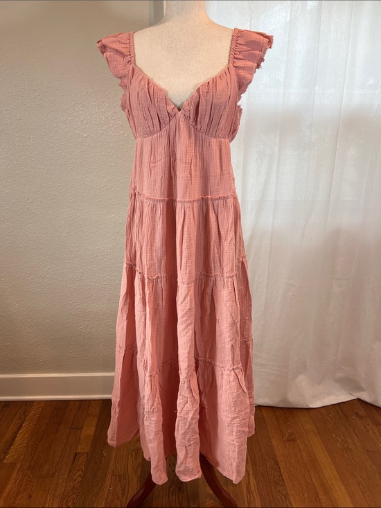 Free the Roses Dresses & Skirts - Free the Roses Dusty Rose Tiered Maxi Dress
